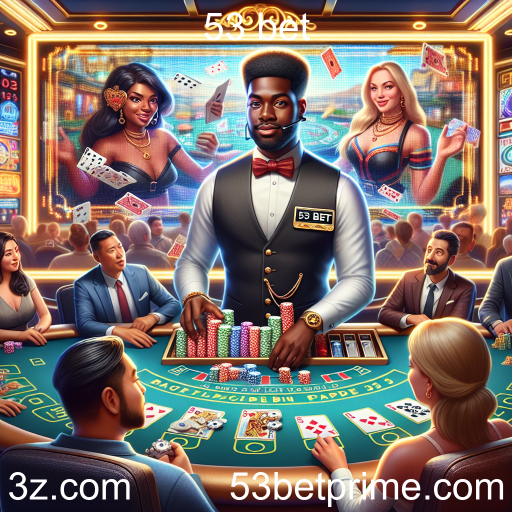 Experiência Realista no Casino Ao Vivo da 53 bet